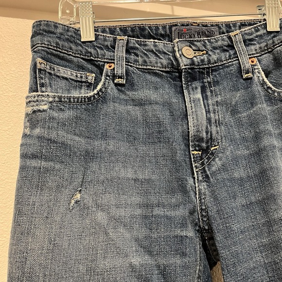 LUCKY BRAND Womens Sienna slim boyfriend Jeanna Sz 0/25 Vintage - Picture 4 of 10